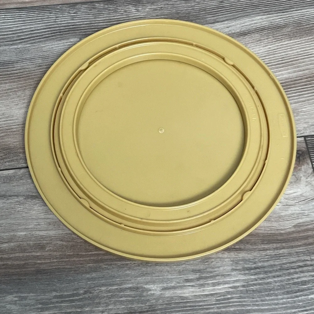Vintage Rubbermaid Yellow Spices Lazy Susan 10